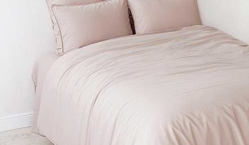 Комплект постельного белья 1,5-спальное BOVI SOFT SATEEN пудровый