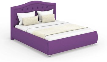 Кровать из Экокожи Димакс Эридан с п/м Nitro Purple